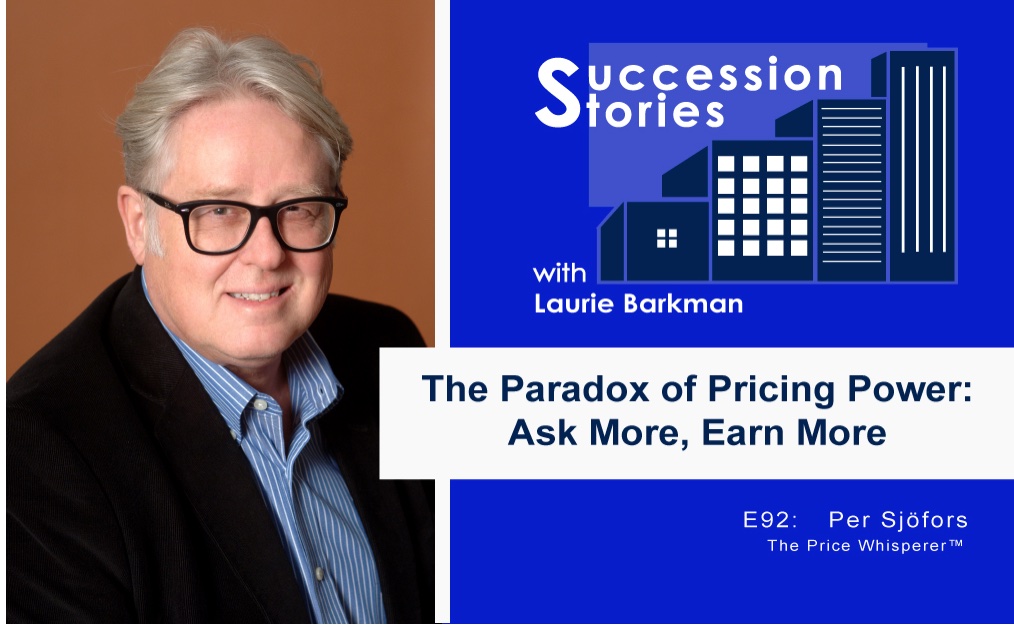 Per Sjofors E92 Succession Stories Podcast with Laurie Barkman